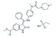 Nintedanib Ethanesulfonate Salt chemical structure