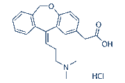 Olopatadine HCl chemical structure