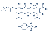 Omadacycline tosylate chemical structure