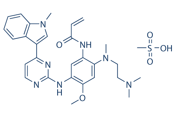 Osimertinib mesylate chemical structure