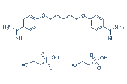 Pentamidine isethionate chemical structure