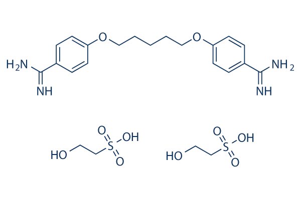 Pentamidine isethionate chemical structure