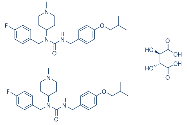 Pimavanserin tartrate chemical structure