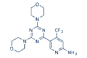 Bimiralisib (PQR309) chemical structure