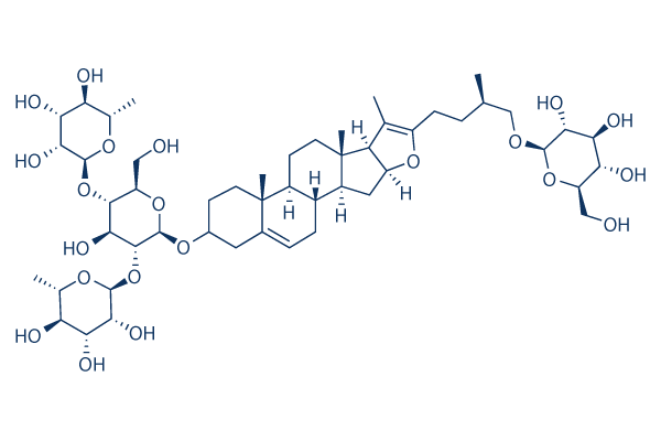 Pseudoprotodioscin chemical structure