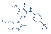 Unesbulin (PTC596) chemical structure