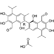 (R)-(-)-Gossypol acetic acid