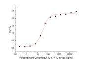Recombinant Cynomolgus IL-17F (C-6His)