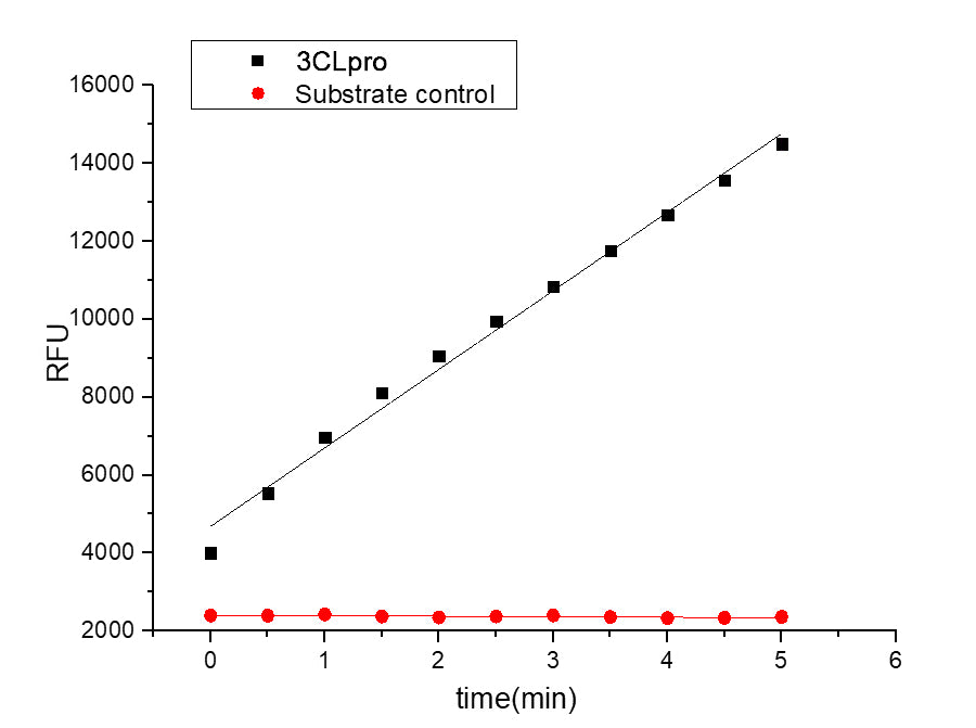 Recombinant SARS-CoV-2 3C-like Proteinase