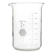 Beaker Borosilicate, 4L 6/case - 14000-4000
