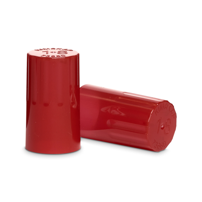 KIM-KAP PP Closr 18mm, 1000/cs Red - 73662-18
