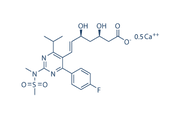 Rosuvastatin calcium chemical structure