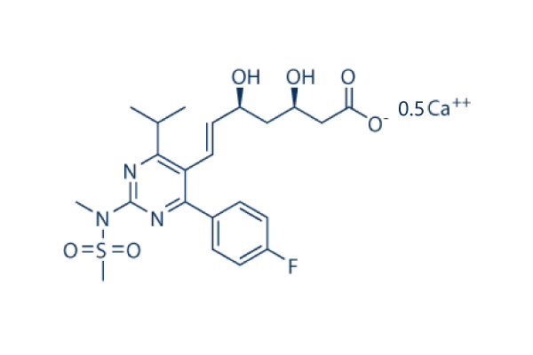 Rosuvastatin calcium chemical structure