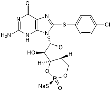 Rp-8-pCPT-cGMPS sodium