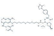 Gefitinib-based PROTAC 3 chemical structure