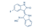 5'-Fluoroindirubinoxime chemical structure