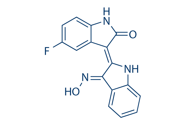 5'-Fluoroindirubinoxime chemical structure