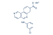 Silmitasertib (CX-4945) sodium salt chemical structure