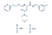 Apilimod mesylate chemical structure
