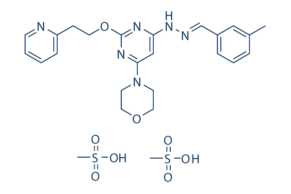 Apilimod mesylate chemical structure