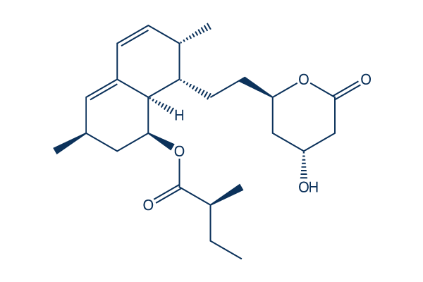Lovastatin chemical structure