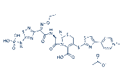 Ceftaroline Fosamil chemical structure