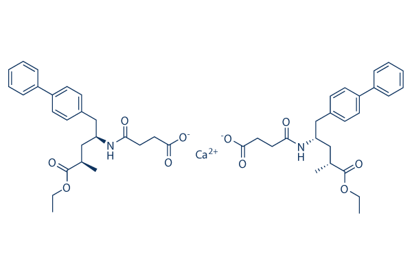 Sacubitril hemicalcium salt chemical structure
