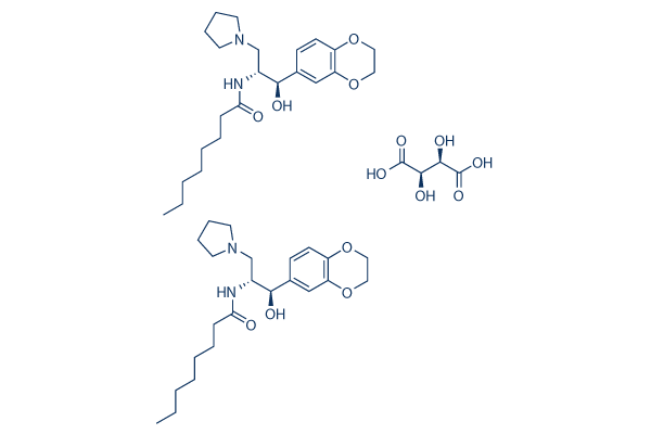 Eliglustat hemitartrate chemical structure