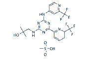 Enasidenib(AG-221) Mesylate chemical structure