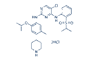 Ceritinib dihydrochloride chemical structure