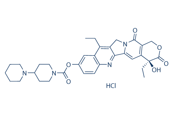 Irinotecan hydrochloride chemical structure