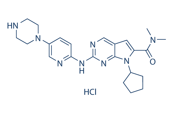 Ribociclib hydrochloride chemical structure