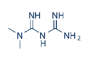Metformin chemical structure
