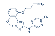 Prexasertib (LY2606368) chemical structure