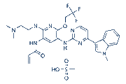 Alflutinib (Furmonertinib) mesylate chemical structure