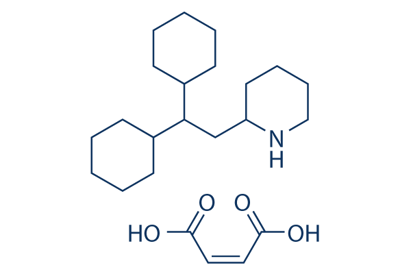 Perhexiline maleate chemical structure