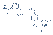 Lucitanib (E3810) hydrochloride chemical structure