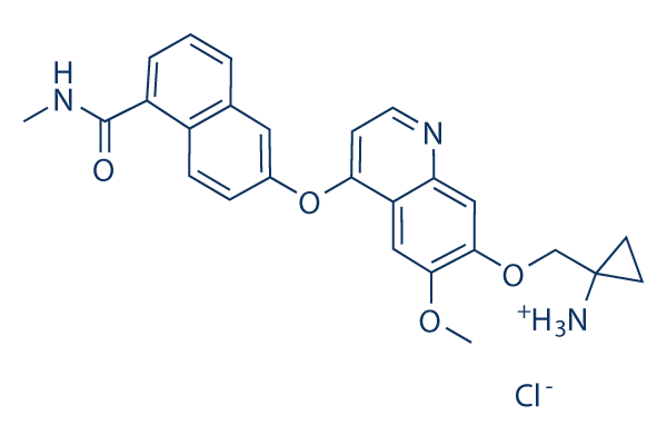 Lucitanib (E3810) hydrochloride chemical structure