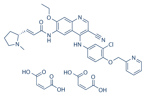 Pyrotinib dimaleate chemical structure