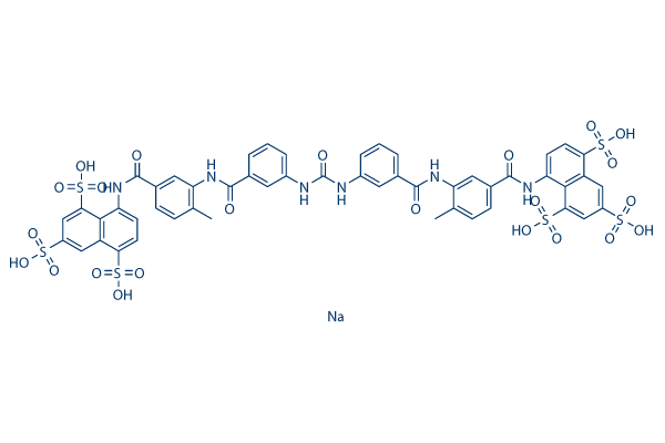 Suramin sodium salt chemical structure