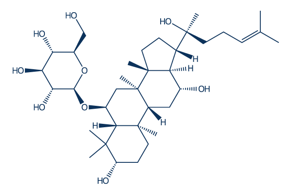 20(S)-Ginsenoside Rh1 chemical structure