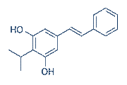 Tapinarof chemical structure
