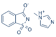Saccharin 1-methylimidazole (SMI) chemical structure