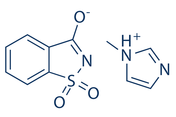 Saccharin 1-methylimidazole (SMI) chemical structure