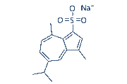 Sodium gualenate chemical structure