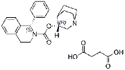 Solifenacin succinate chemical structure
