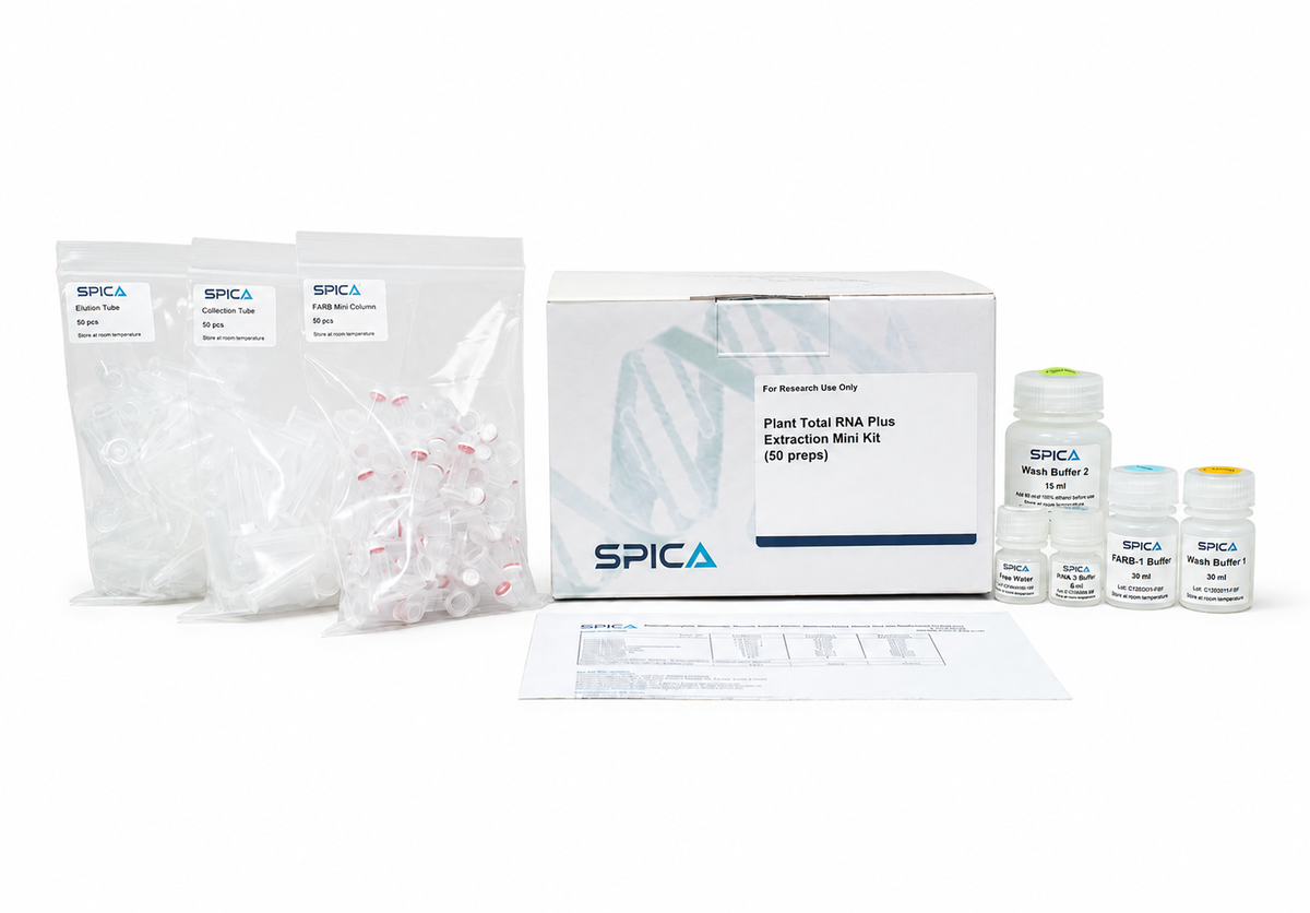 SPICA Plant Total RNA Plus Extraction Mini Kit