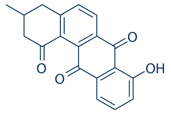 Ochromycinone (STA-21) chemical structure