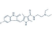 Sunitinib chemical structure