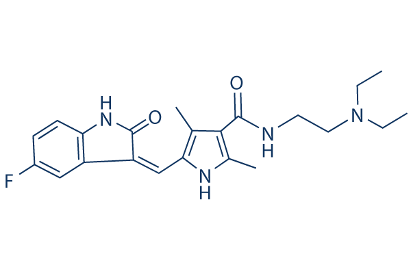 Sunitinib chemical structure